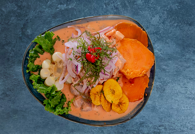 Ceviche fresco de la casa